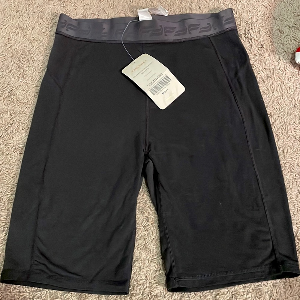 Charcoal Gray Fabletics Biker Shorts